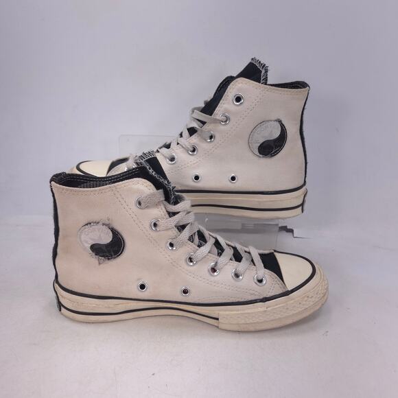 Converse Chuck Taylor All Star Sneaker Shoe Womens Size 6 164209C White Black - Picture 5 of 10